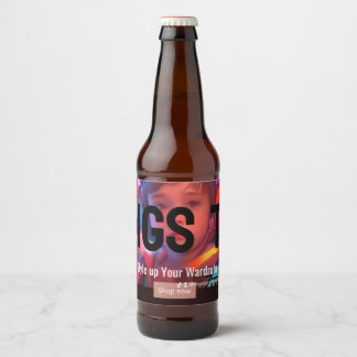 Mnat TV Channel Collection 1 Bottle  Beer Bottle Label