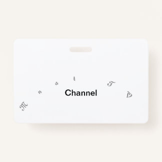 Mnat TV Channel Invitation Collection ID Badge