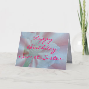 MNFl-SecSisBday- customise Card
