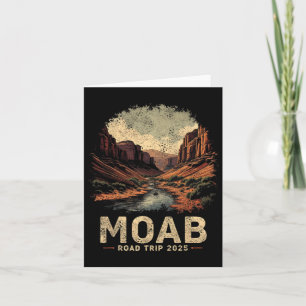 Moab Arches Family Road Trip 2025 Vintage Moab Nat Card