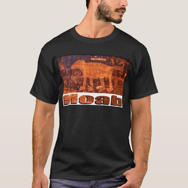 Moab Bear Petroglyph T-Shirt (Front)