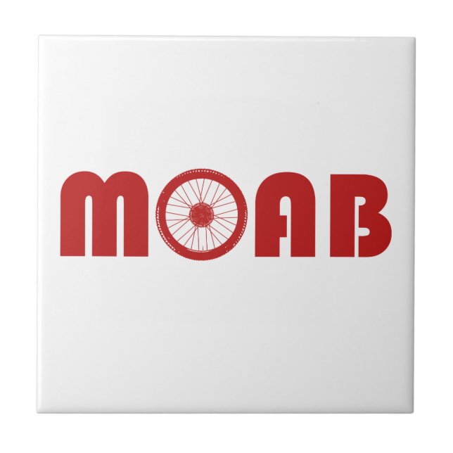 Moab (Bike Wheel) Ceramic Tile (Front)
