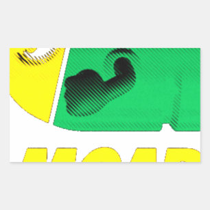 moab rectangular sticker