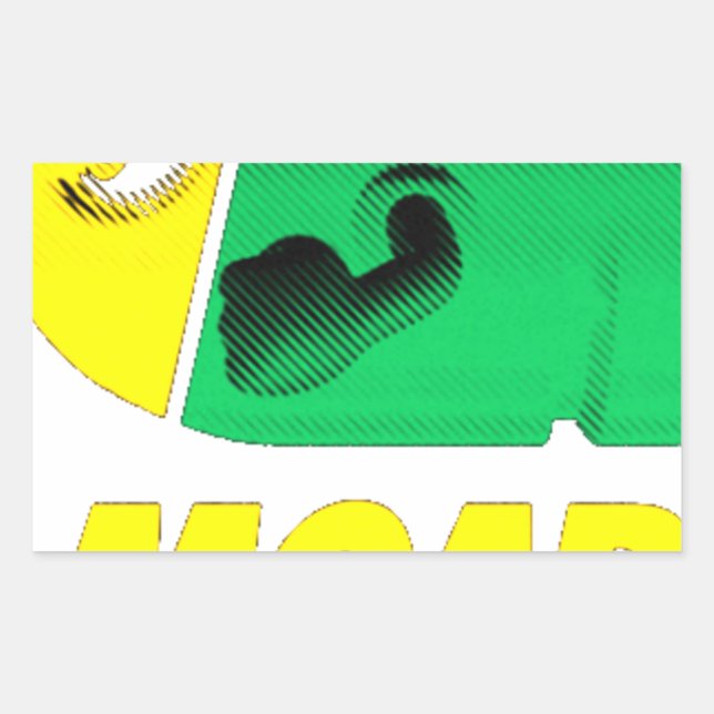 moab rectangular sticker (Front)
