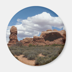 moab utah arch magnet