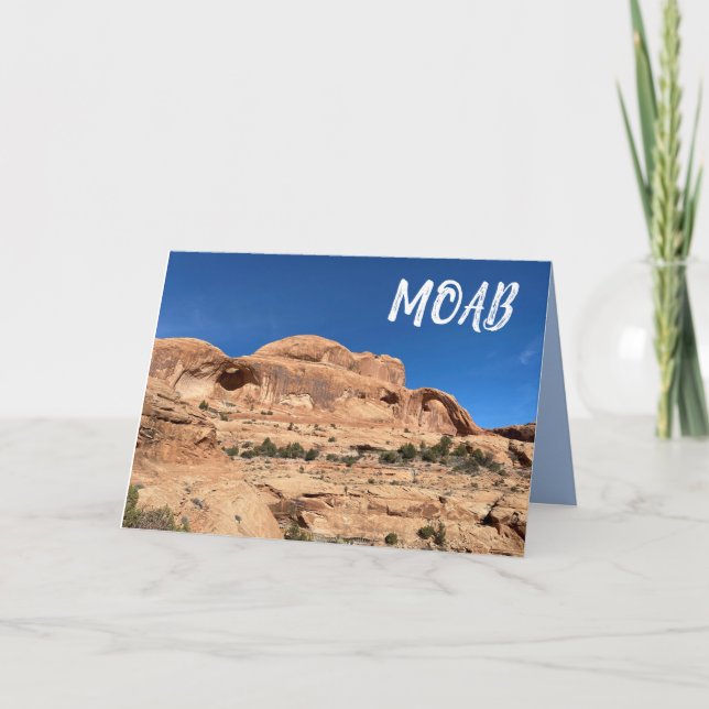 Moab Utah  Card (Front)