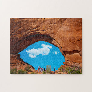 Moab Utah Mountain Arch. Jigsaw Puzzle