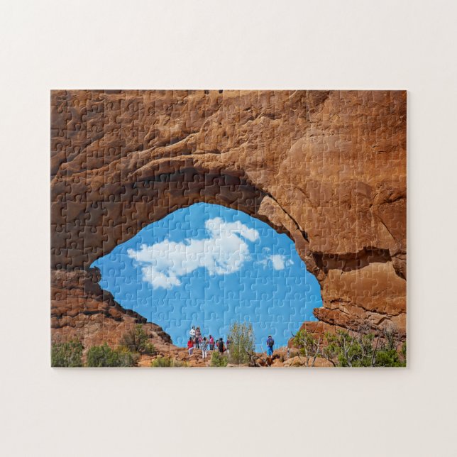 Moab Utah Mountain Arch. Jigsaw Puzzle (Horizontal)