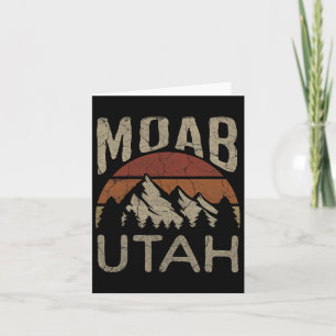 Moab Utah Nature Hiking Outdoors Card