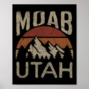 Moab Utah Nature Hiking Outdoors Poster
