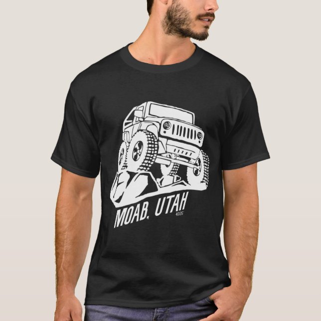 Moab Utah Off Road Desert Adventure T-Shirt (Front)