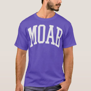 Moab Utah Type Mountain Biking Trail Running T-Shirt