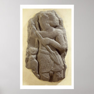 Moabite storm god, Shihan ancient land of Moab, c. Poster