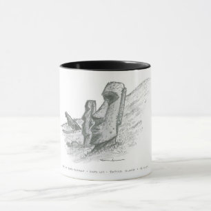 Moai, Easter Island, Chile Mug