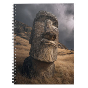 Moai of Easter Island Notebook – Stormy Skies Edit