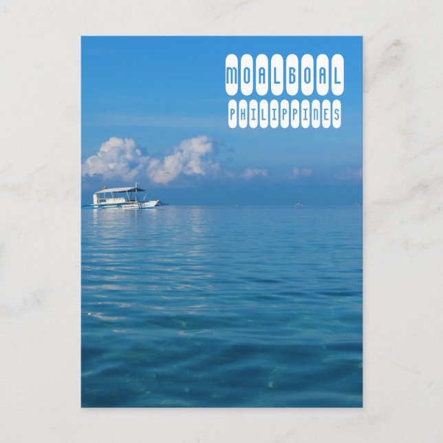 Moalboal Beach Postcard (Front)