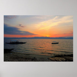Moalboal Sunset Poster