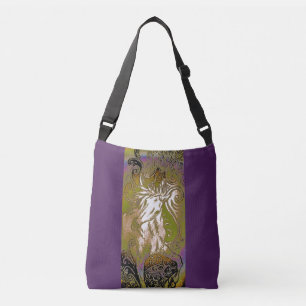 Moana on purple crossbody bag