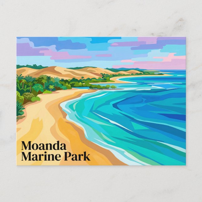 Moanda Marine Park Postcard (Front)
