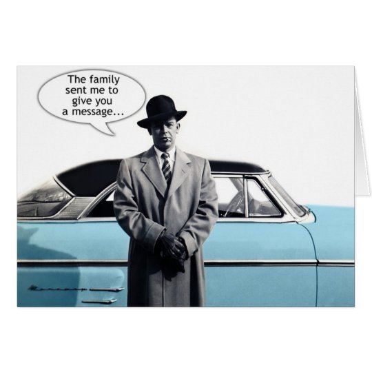 Mob greeting card