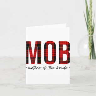 Mob Mother Of The Bride Wedding Shower Wedding Bac Card