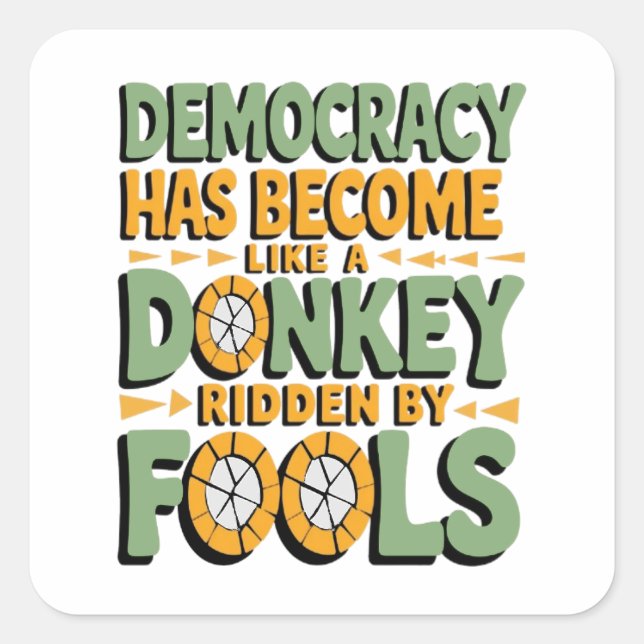 Mob Rule Square Sticker (Front)