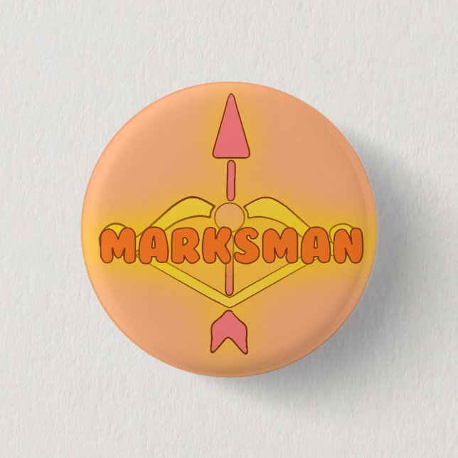 MOBA Role - Marksman 3 Cm Round Badge (Front)