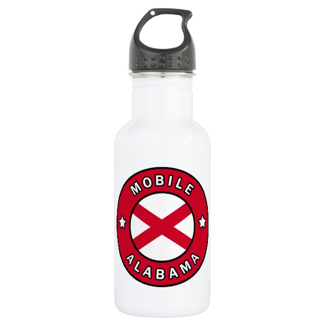 Mobile Alabama 532 Ml Water Bottle (Front)