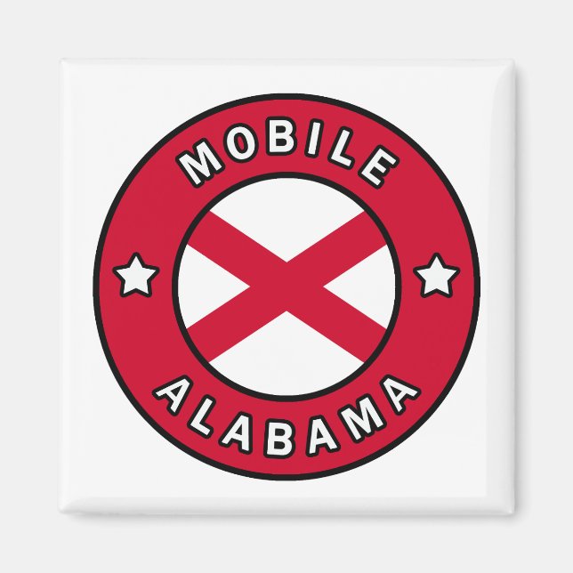 Mobile Alabama Magnet (Front)