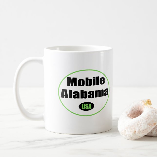 Mobile, Alabama - Mug (With Donut)