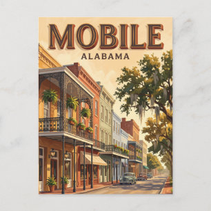 Mobile Alabama Postcard