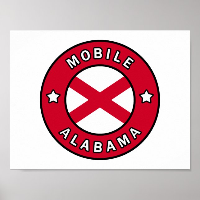 Mobile Alabama Poster (Front)