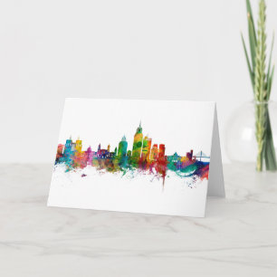 Mobile Alabama Skyline Card
