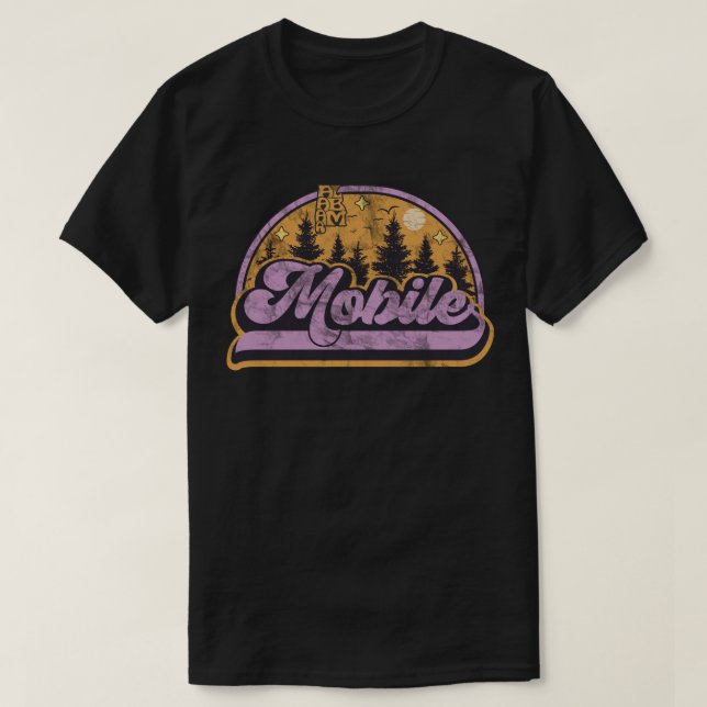 Mobile, Alabama T-Shirt (Design Front)