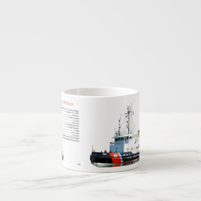 Mobile Bay espresso mug (Front)