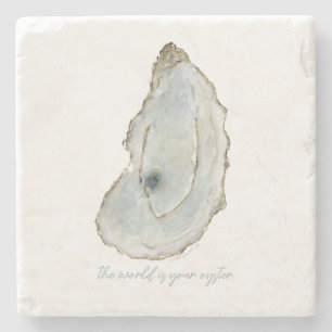 Mobile Bay Oyster-1 Stone Coaster