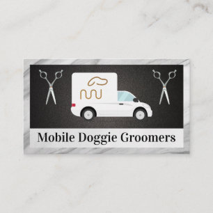 Mobile Business   Animal Services Business Card