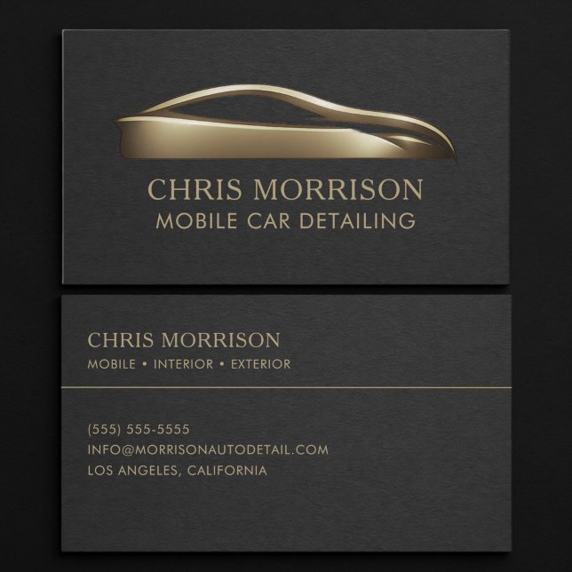 Mobile Car Detailing Business Card (Creator Uploaded)