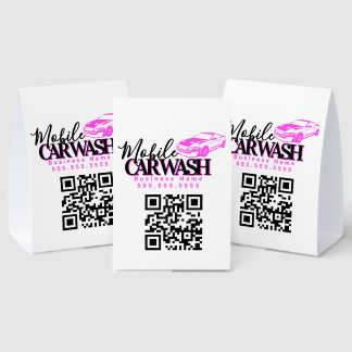 Mobile Car Wash Detail Business QR Code