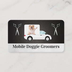 Mobile Doggie Business   Animal Services Business Card