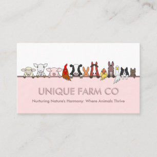 Mobile Farm Vet Business Card