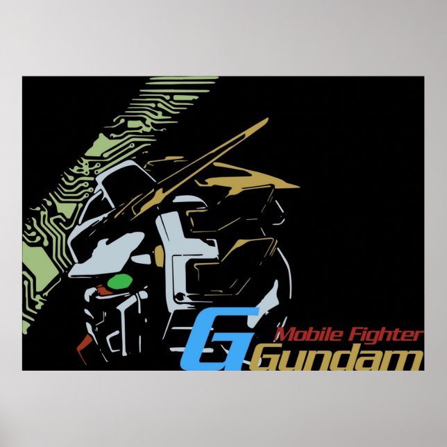 Mobile Fighter G Gundam Shining Gundam Poster (Front)