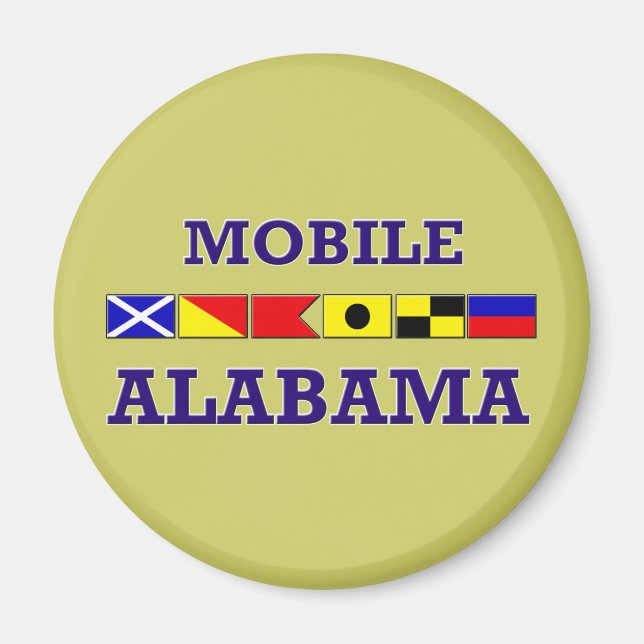 Mobile Flags Magnet (Front)