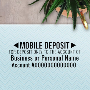 Mobile For Deposit Only Basic Personal Account Self-inking Stamp