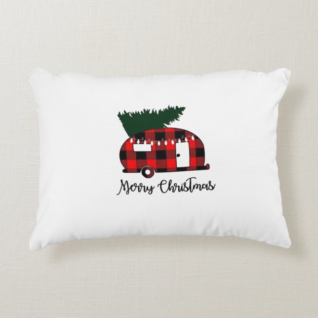 **MOBILE HOME** CHRISTMAS DECORATIVE CUSHION (Front)