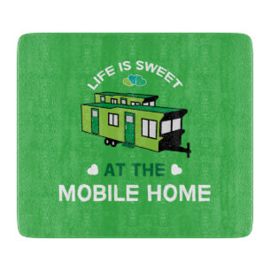 Mobile Homes Static Caravans New Home Retire Cutting Board