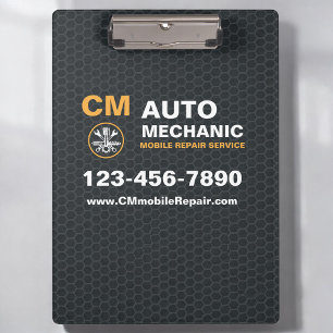 Mobile Mechanic Auto Car Repair Services Clipboard