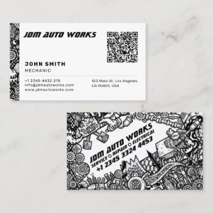 Mobile Mechanic, Auto Repair, Car Repair, Editable Business Card