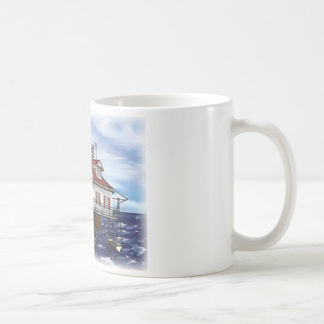 Mobile Middle Bay lighthouse Coffee Mug (Right)