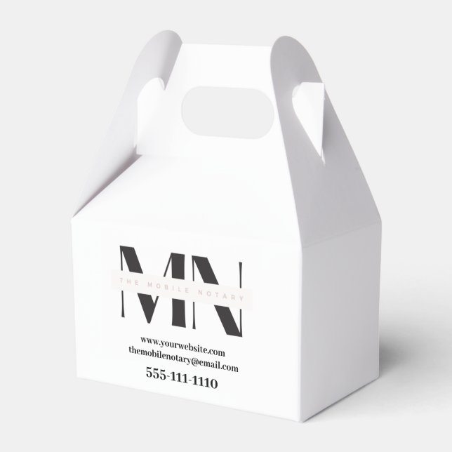 Mobile Notary Business Marketing Box (Front Side)